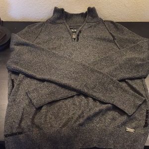 XXL Buckle Black Sweater